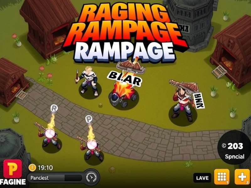 Raging Rampage Gameplay